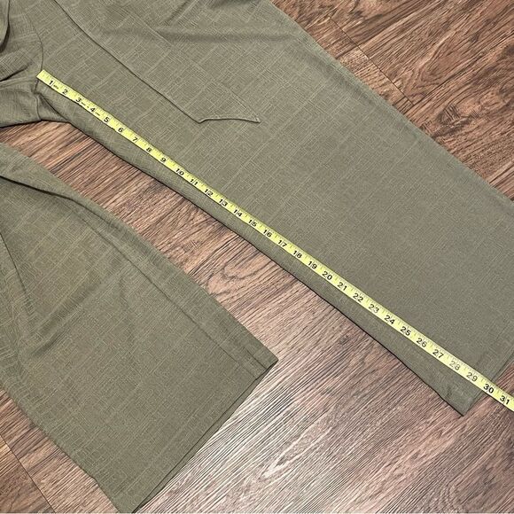 C Est. 1946 High Rise Wide Leg Pants Olive Green Size 18 / 20 W - Picture 8 of 10